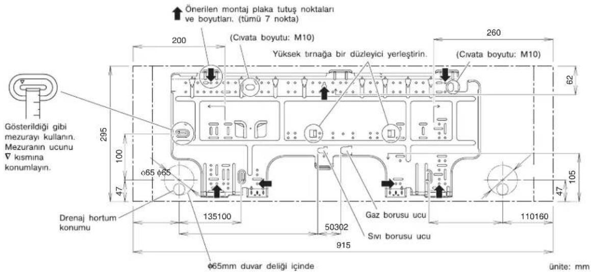DAIKIN FTXJ25LW - İç Ünite Montajı - 1