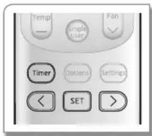 SAMSUNG AR18JRFSWWKNSE - Mengatur timer Mati - 1