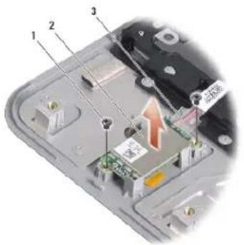DELL Inspiron Mini 9 - Melepaskan Kartu - 1
