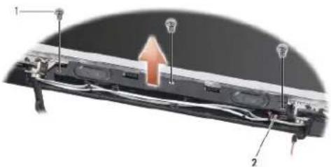 DELL Inspiron Mini 9 - Melepaskan Speaker - 1