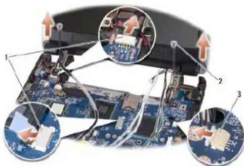 DELL Inspiron Mini 9 - Melepaskan Unit Display - 3