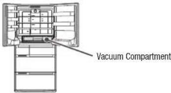 HITACHI R-D6800N - VACUUM COMPARTMENT - 1