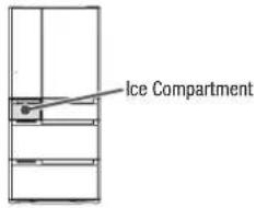 HITACHI R-D6800N - ICE COMPARTMENT (AUTOMATIC ICE MAKER) - 1