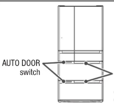 HITACHI R-D6800N - AUTO DOOR COMPARTMENT - 2