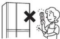 HITACHI R-D6800N - Concerning the refrigerant (Be careful of the following related to the use of flammable gas R600a: ISOBUTANE.) - 2