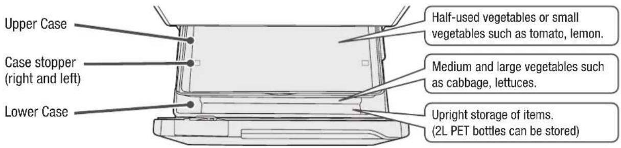 HITACHI R-D6800N - VEGETABLE COMPARTMENT - 2