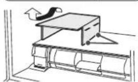 HITACHI R-D6800N - Fixed shelf - 1