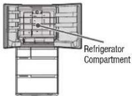 HITACHI R-D6800N - REFRIGERATOR COMPARTMENT - 1