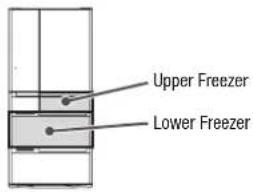 HITACHI R-D6800N - FREEZER COMPARTMENT - 1