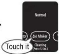 HITACHI R-D6800N - Touch 📣kthe on to turn on “Normal” indicator lamp. - 1