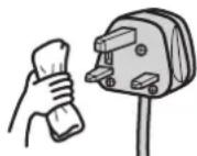 HITACHI R-D6800N - Remove the dust and wipe it with a dry cloth. - 1