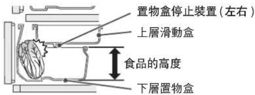 HITACHI R-D6800N - 使用上層滑動盒·下層置物盒 - 1
