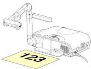 TOSHIBA TLP791 - Set a document to be projected. - 3