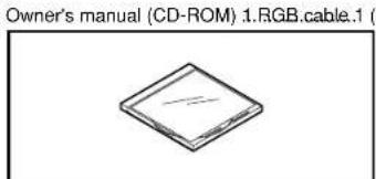 Owner's manual (CD-ROM) 1. RGB.cable.1