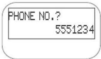 UNIDEN ANA 9610 - Storing a Number - 2