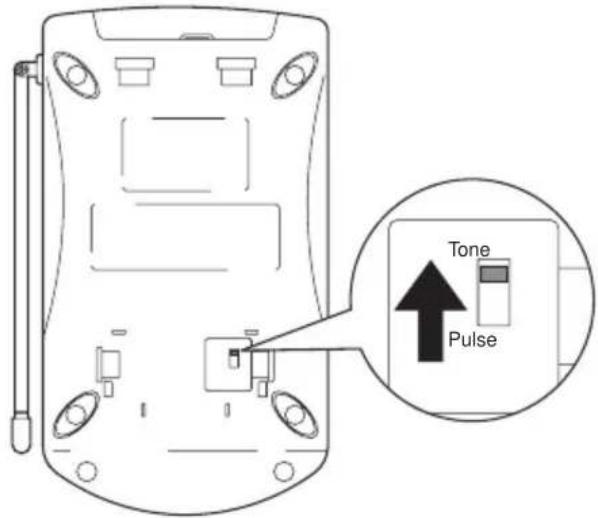 UNIDEN ANA 9610 - Tone/Pulse Switch - 1