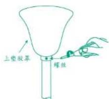 上塑胶罩 螺丝