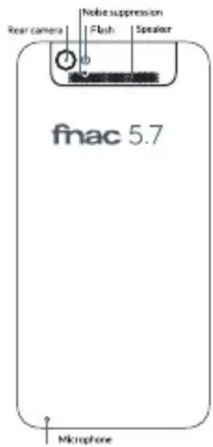 Rear camera Noble suppression Flush Speaker 0 fnac 5.7 Microphone