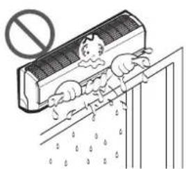 LG LS-C096QGA0 - Do not let the air conditioner run for a long time when the humidity is very high and a door or a window is left open. - 1