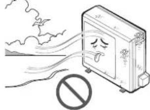 LG LS-C096QGA0 - Hentikan pengoperasian dan tutup jendela jika terjadi badai atau angin ribut. Jika mungkin, lepaskan unit penyejuk ruangan dari tempatnya sebelum angin ribut datang. - 13