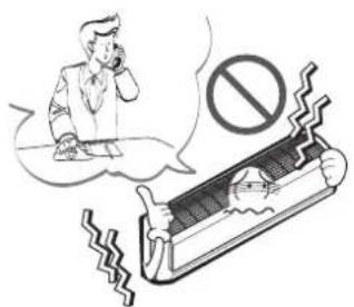 LG LS-C096QGA0 - Stop operation and close the window in storm or hurricane. If possible, remove the air conditioner from the window before the hurricane arrives. - 2