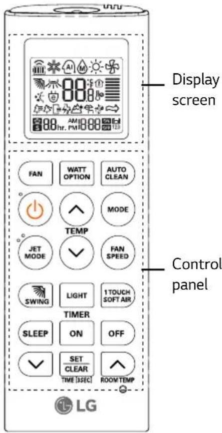 LG E09NXA - Wireless remote control - 1