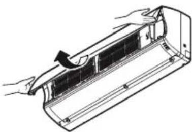 LG D18RX - Membersihkan filter udara - 1