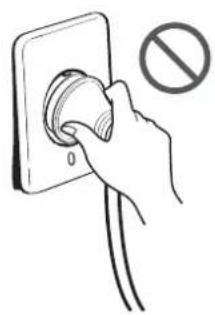 LG HSNC076QMA0 - Do not turn the air-conditioner ON or OFF by plugging or unplugging the power plug. - 1