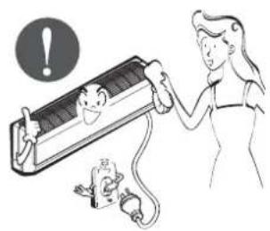 LG HSNC076QMA0 - Stop operation and close the window in storm or hurricane. If possible, remove the air conditioner from the window before the hurricane arrives. - 7