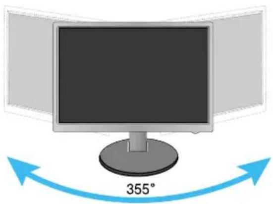 LG L196WTP - Mengatur posisi monitor Anda - 2
