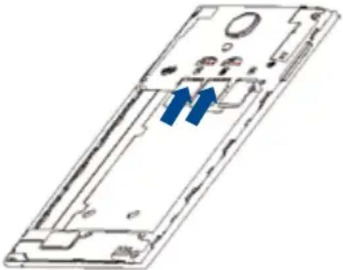 BLAUPUNKT Sonido X1+ - Instalasi dan pencopotan kartu SIM - 1