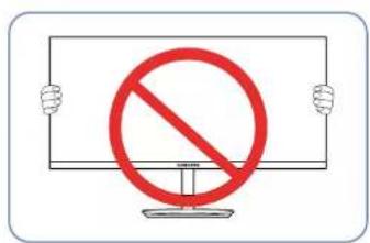 SAMSUNG C32H711QEE - Tindakan pencegahan untuk memindahkan monitor - 1