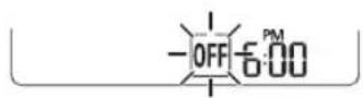 LG E06SV5 - Setting the Off Timer - 1