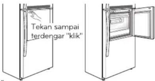 Tekan sampai terdengar "klik"