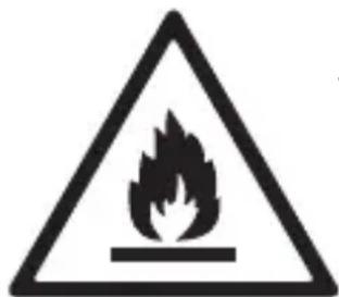 LG GN-B185SQBP - Risiko Kebakaran dan Bahan Mudah Terbakar - 1