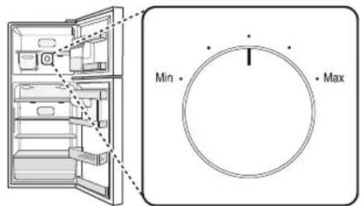 LG GN-B372PXGB - Mengatur Level Suhu Pembeku (1-5) - 1