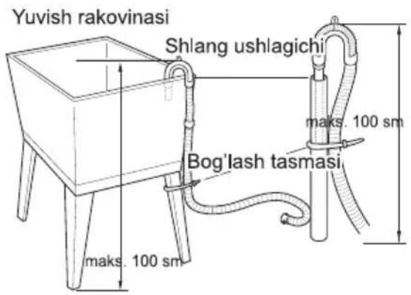 LG F4V5VS9B - Oqava suv nasosili model uchun - 2