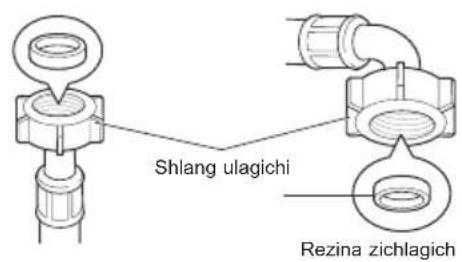 LG TW206W - Suv kirish shlangidagi rezina zichlagichni tekshirish - 1