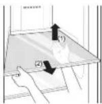 LG GC-B569PMCZ - Removing the Fridge/Freezer Shelf (sovutkich/muzlatkich tokchasini olish) - 1