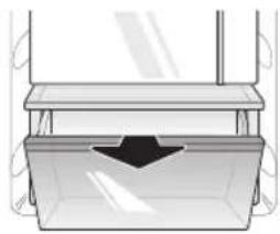 LG GC-B569PMCZ - Removing the Vegetable Drawer (sabzavotlar tortmasini olish) - 2