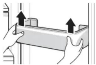 LG GC-B569PMCZ - Removing the Fridge/Freezer Basket (sovutkich/muzlatkich savatchasini olish) - 1