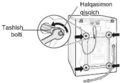 LG FH0C3ND - Boltlarni bo'shatib chiqaring. - 1