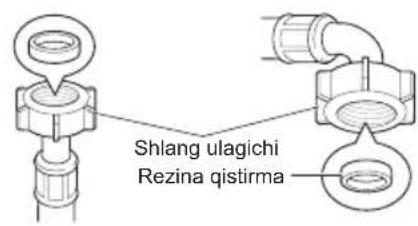 LG FH0C3ND - Suv kelish shlangidagi rezina qistirmani tekshirish - 1