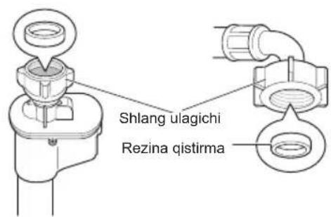 LG FH0C3ND - Suv kelish shlangidagi rezina qistirmani tekshirish - 2