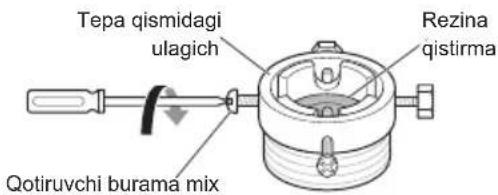 LG FH0C3ND - Burama mixli shlangni rezbasiz jo'mrakka ulash - 1