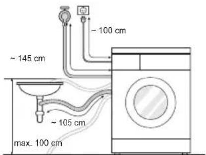LG F2J7HY2W - Drenaj shlangini o'rnatish - 1