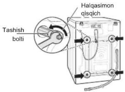LG F2J9HS2S - Boltlarni bo'shatib chiqaring. - 1