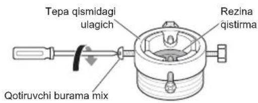 LG F4J7VS2W - Burama mixli shlangni rezbasiz jo'mrakka ulash - 1