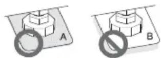 LG F2J6HS8S - Siljib ketishga qarshi tagliklardan foydalanish (ixtiyoriy) - 2