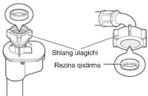 LG F2J6HS8S - Suv kelish shlangidagi rezina qistirmani tekshirish - 2